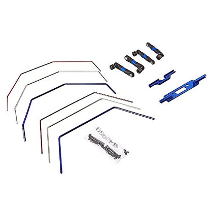 Front and Rear Wide Sway Bar Anti Roll Bar Kit for 2WD 1/10 RC Car Upgrade Parts