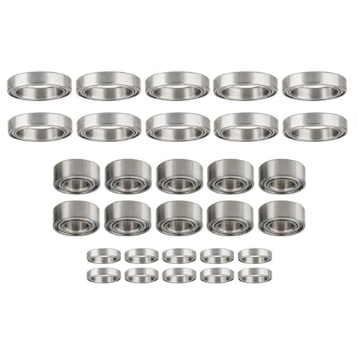 Bearing Kit for ZD for Racing for DBX-10 10421-S 30Pcs Steel Ball Bearing Set 1/10 RC Crawler Car Upgrade Parts Accessories
