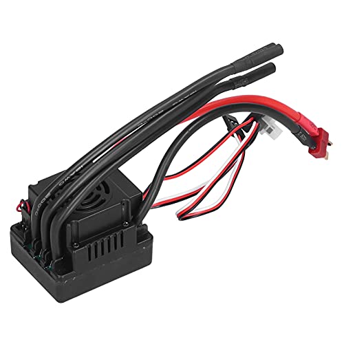 3670 2650KV Brushless Motor 120A ESC Combo High Power Brushless Motor System with Cooling Fan for 1/8 Scale RC Cars Aluminum Alloy Construction