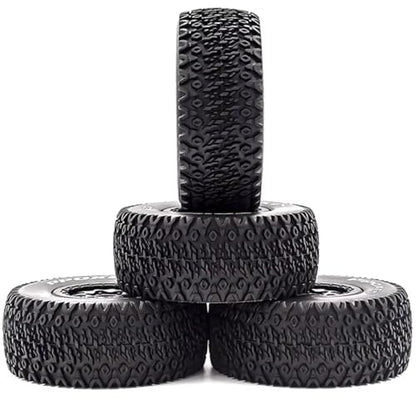 RC Short Course Truck Wheels and Tires with 12mm 14mm 17mm Hex Upgrade Parts for 1/10 Slash 2WD 4×4 Arrma Senton Axial Losi Redcat Rc4wd Hex RC Car.（Black）