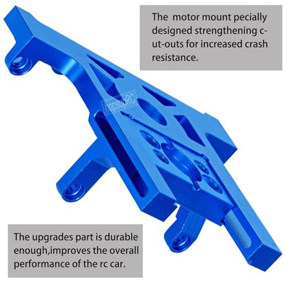 Aluminum Bearing Motor Mount Upgrades Part for 1/10 Slash 4x4 4WD Lcg,Navy Blue - color: Navy Blue(for 1/10)