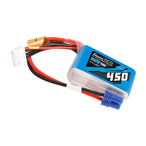 Gens ace 3S Lipo Battery 11.1V 45C 450mAh Lipo Battery Pack with EC2 Plug