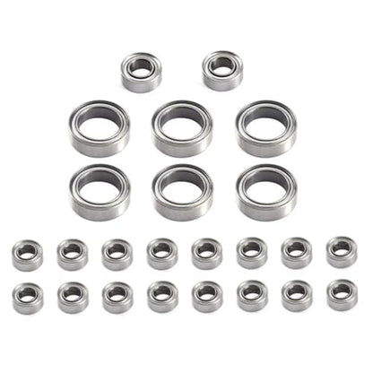 RC Car Upgrade Parts Compatible with FMS for FCX24 1/24 RC Crawler Car Upgrade Parts Spare Replacement Accessories 24Pcs Steel Ball Bearing Set
