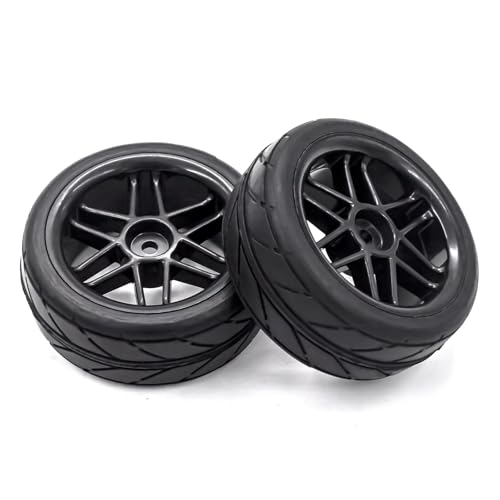 Rc Car Tyre Compatible with HSP for Tamiya for TT01 for TT02 for Sakura for Kyosho 1/10 RC Drift for Rally Car On-Road Solid Wheels Tires Hard Plastic
