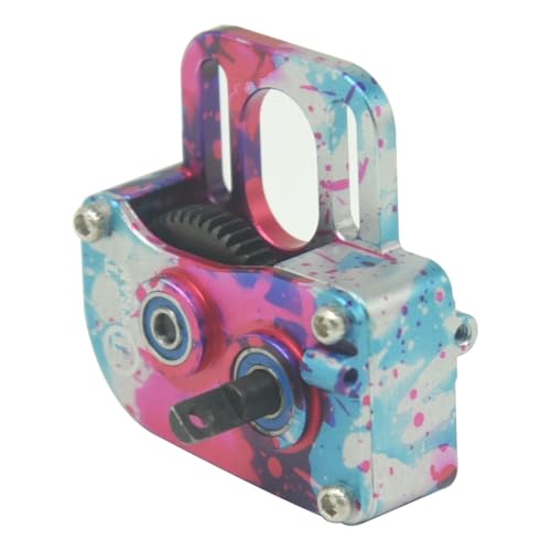 Hobby Aluminum DIY Gear Box Gearbox Transmission for SCX24 RC Parts Upgrade Parts (Colors) - color: Colors