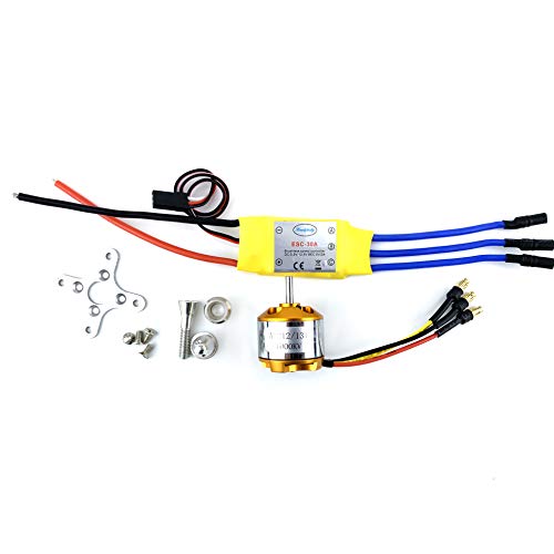 YoungRC A2212 1000KV Brushless Motor+ 30A ESC Electric Speed Controller with Gold Bullet Banana Plugs for RC Multicopter Quadcopter | With Gold Bullet Banana Plugs For RC Multicopter Quadcopter