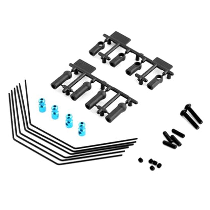 Anti-Roll Front/Rear Torsional Sway Bar Link Kit for Tamiya XV01 XV02#54514 1/10 RC Car