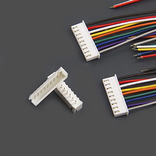 10Pcs 8S JST-XH 9Pin 26AWG Balance Extention Lead Wire for RC Lipo Battery