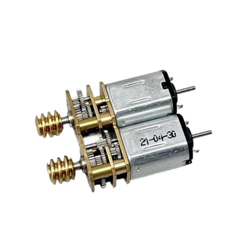 GA12-N20 12mm Full Metal Gearbox Gear Reduction Motor Worm Shaft DC 3V 62RPM Slow Speed Dual DIY Robot Car