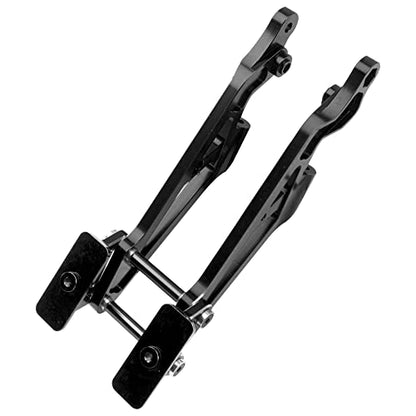 ShareGoo Aluminum Alloy Rear Wing Mount Upgrade Parts Compatible with Arrma 1/8 Kraton Notorious Outcast Talion Typhon 6S BLX RC Car,Replace of AR320347 (Black) - color: Black