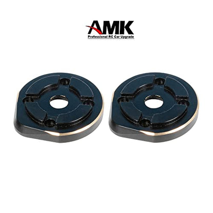 UTB10 Brass Counter Weight Axle Housing Black Coating for Axial RC Crawler 1/10 UTB10 Capra Unlimited Trail Buggy RTR 1.9 4WS Upgrade Part (B- 2pcs UTB10 Portal Cover Plates) - color: B- 2pcs Utb10 Portal Cover Plates