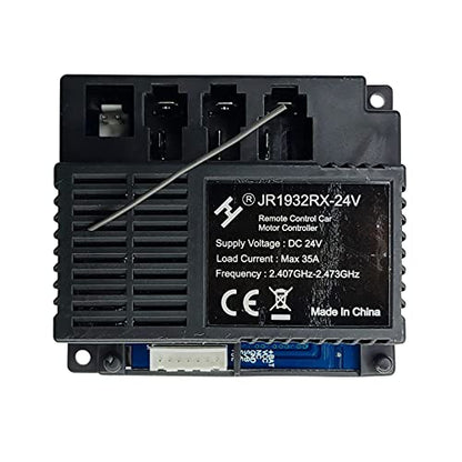 2.4G Bluetooth Remote Control and JR1932RX-24V Receiver Control Box Mother Board for Kids Powered Wheels Children Ride On Car Replacement Parts