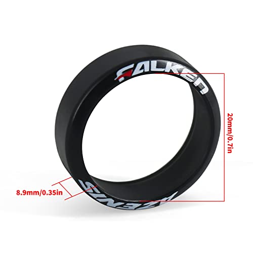 4 Pcs/Set 1/28 Rc Car Drift Tires with Logo, [2N+2W] Set Fit for WLtoys 1/28 RC K969 K989 K999 P929 Mini-Z/Mini-D/Mini-Q RC Car… (20mm) - size: 20mm