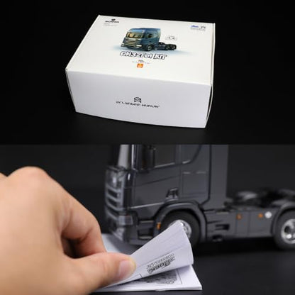 Orlandoo Hunter 1/32 Scania R650 OH32T01 KIT, Hobby Tractor RC Truck Vehicle, RC Cars for Adults, Remote Control Car, RC Truck Trailer Assembly Parts - color: A.t01