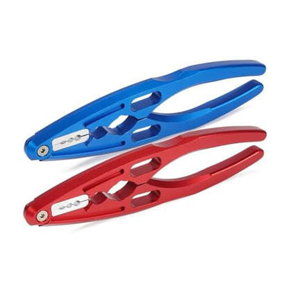 RC Disassembly Tool for 1/10 RC Crawler Boats Drones for LCG Rigs Links Building Aluminum CNC Pliers Pivot Ball Disassembly Tool Shock Body Shaft Holder(Red) - size: Red