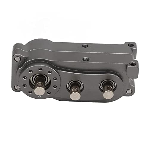 plplaaoo RC Gear Box Transfer Case Aluminum Alloy Anodize Accurate RC Gear Box Kit with Shaft for SCX10 1/10 313mm Wheelbase (You Color) - color: You Color