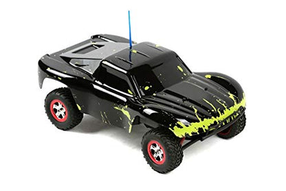 SummitLink Compatible Custom Body Muddy Green Over Black Replacement for 1/16 Scale RC Car or Truck (Truck not Included) SSMN-BG-02