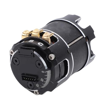 Sorandy 1/10 Scale CNC Aluminum Brushless Motor, Sensorless RC Racing Motor with Adjustable Advance Angle, High Performance for RC Cars, Trucks & Buggies (25.5T) - size: 25.5T
