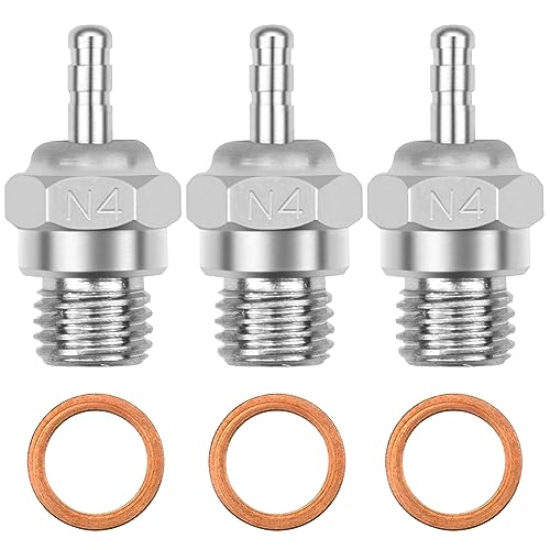 Share Goo Glow Plug Ignitor Igniter Nitro Engine Starter Tool & RC Glow Plug #4 N4 Medium Hot Spark Nitro Engine Parts 70117