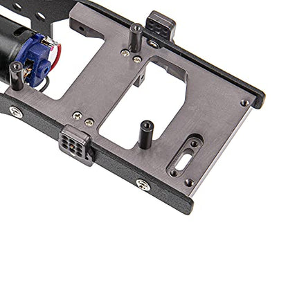 ShareGoo Metal Body Chassis Frame Car Shell Suspension Bracket with 370 Motor kit Compatible with MN Model D90 D91 MN45 MN99 MN99S 1/12 RC Car (Titanium) - color: Titanium