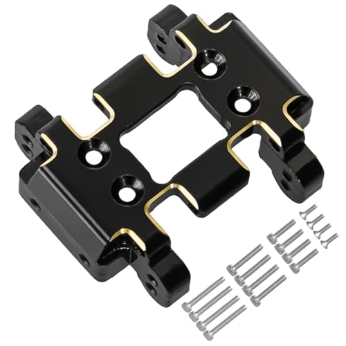 LRFHL RC Brass Skid Plate Black Coating for 1/32 Redcat Ascent-32 Upgrade - color: Brass Skid Plate