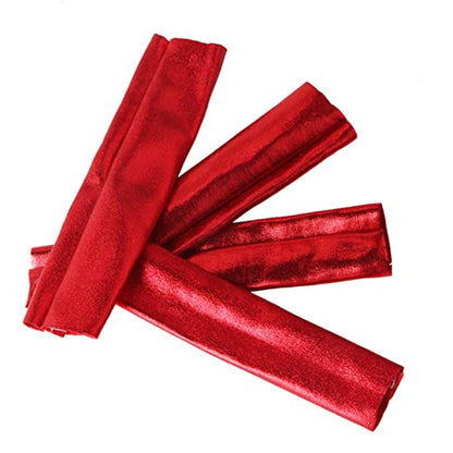 Vaguelly Universal RC Car Suspension Spring Cover Set 4-Piece Dustproof Absorber Covers for 1/8 Scale Off-Road Buggy Truck Racing Sturdy Red Design