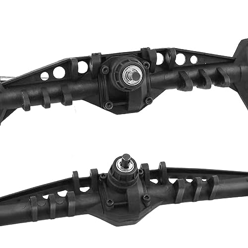Rc Car Axle Metal Front Rear Axle Assembly Set for 1/10 Crawler Model Climbing Car Upgrades Steel Bearing Transmission Parts Suitable for Repair DIY
