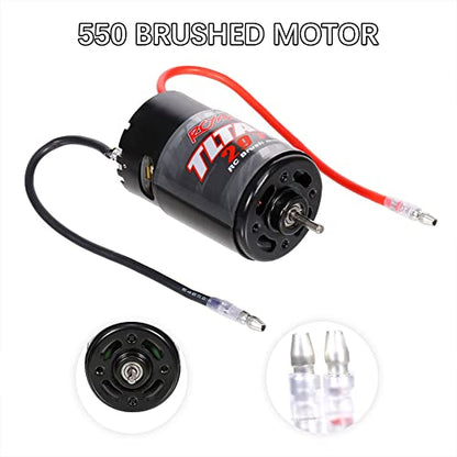 550 Brushed Motor 12T 21T 29T 35T for for 1/10 RC Scale Rock Crawler Off-Road Car TRAXXAS TRX4 TRX6 Redcat Axial SCX10 (550, 21T Brushed Motor) - style: 550, 21T Brushed Motor