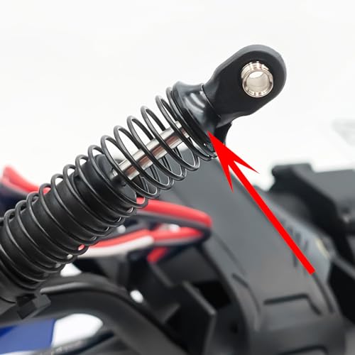 QUE-T RC Spring Retainers 4pcs/Set Shock Cups Counterweight for 1/18 TRX4M TRX4-M RC Crawler Car