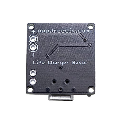 Treedix 2pcs Micro USB LiPo Battery Charger Board Without Battery 5V 500mA with JST Socket with LED Indicator Charging Rate Adjustable Automatic Power-Down