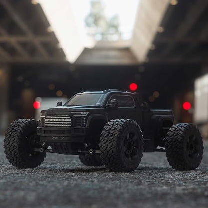 ARRMA RC Truck 1/10 Big Rock 4X4 223S BLX BRUSHLESS Street Truck RTR (Batteries and Charger Not Included) with DSC, (Black), ARA4312V4T1 - color: Black