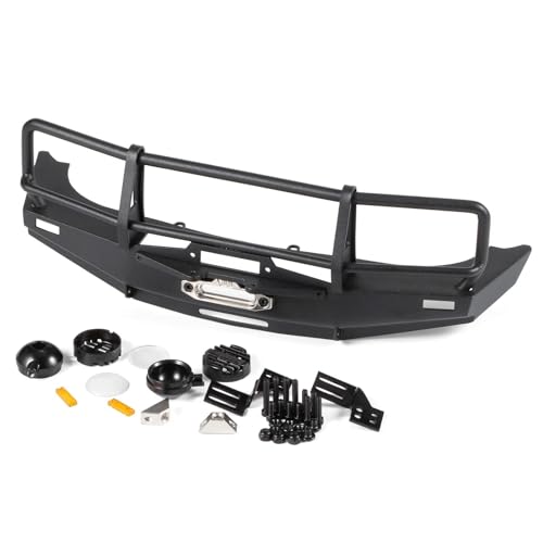 Rc Bumper for LC80 RUN80 RC for Rock Crawler for Chassis 1/10 rc Car Hand Welded Metal Bull Bar Front Bumper Kit