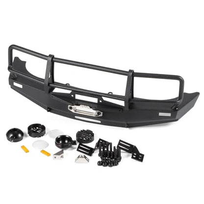 Rc Bumper for LC80 RUN80 RC for Rock Crawler for Chassis 1/10 rc Car Hand Welded Metal Bull Bar Front Bumper Kit