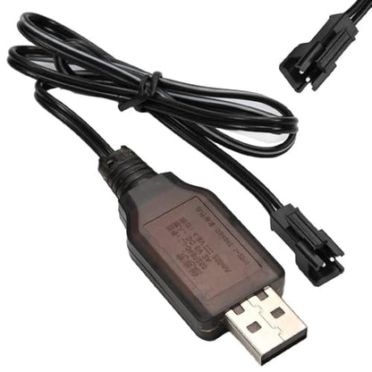 SM-2P Positive USB Charging Cable for RC Car 4.8 V 250mA Ni-MH Ni-CD Battery 2pcs