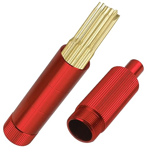 7 in 1 Mini Portable Screwdriver Hex Driver 1.3 1.5 2.0 2.5 3.0mm 0#+ 1#- Hex Key RC Screw Driver Repair Tool for 1/16 1/12 1/14 1/10 RC Cars (Red) - color: Red