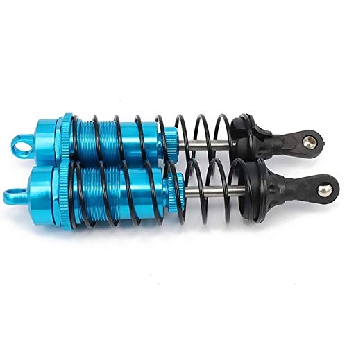 Replacement Part For Oil Adjustable Style 122mm Long Aluminum Shock Absorber Damper For Rc Car 1/8 Buggy Truck Hop-Up Parts - (Color: Blue) - color: Blue