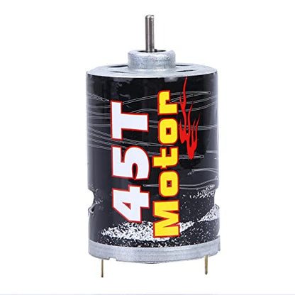 540 Brushed Motor Spare Part Accessory for 1/10 RC Car Boat Model, High - Purity Copper Windings with Super Large Bearing, Precisely Balanced Rotor for Stable Performance (M540-45T) - size: M540-45T