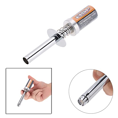 Goolsky Nitro Starter Glow Plug Igniter Charger Tools Fuel Bottle Combo for Redcat HSP Nitro Powered 1/8 1/10 RC Car