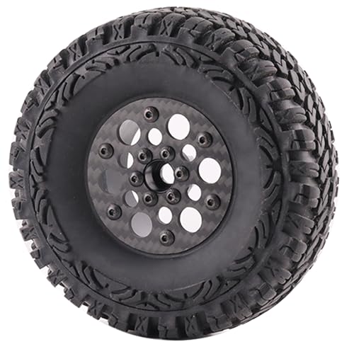 1.9" Aluminum Beadlock Wheel Rims 4PCS Carbon Fiber for 1/10 RC Crawler TRX4 Axial Capra SCX10 VS4-10 Gen8 Upgraded Carbon Fiber 1.9 Beadlock Wheel Rims - style: TXW-LG-C