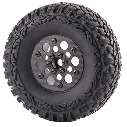 1.9" Aluminum Beadlock Wheel Rims 4PCS Carbon Fiber for 1/10 RC Crawler TRX4 Axial Capra SCX10 VS4-10 Gen8 Upgraded Carbon Fiber 1.9 Beadlock Wheel Rims - style: TXW-LG-C