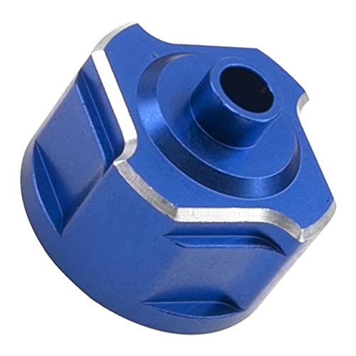Metal Diff Case Front/Rear Differential Gear Carrier Cover # 9581 Compatible with Traxxas 1/8 Sledge 4WD 95076-4 RC Monster Truck Upgarde Parts (Blue) - color: Blue