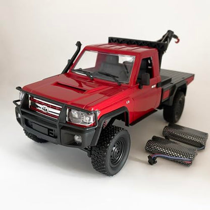 HLSFWDRIVE MN82T RC Crawler 1/12 RC Truck with Crane Hook All Terrain | Remote Control Rock Crawler 4x4 Hobby Car for Adult 280 Motor 2 Speed Proportional Control Upgraded ESC Receiver