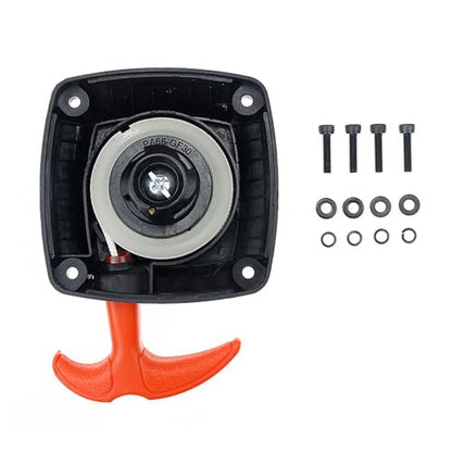 32CC 35CC 36CC Engine Easy-Start Dustproof Pull Starter (Orange) | for 1/5 HPI ROFUN ROVAN KM Baja LT FG GoPed RedCat Rc Parts - color: Orange