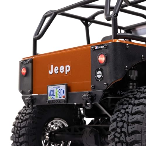Axial 1/10 SCX10 III Jeep CJ-7 4X4 RTR Brushed RC Rock Crawler, Copper | Battery and Charger Not Included, RC Truck, AXI03008V2T2 - color: Copper