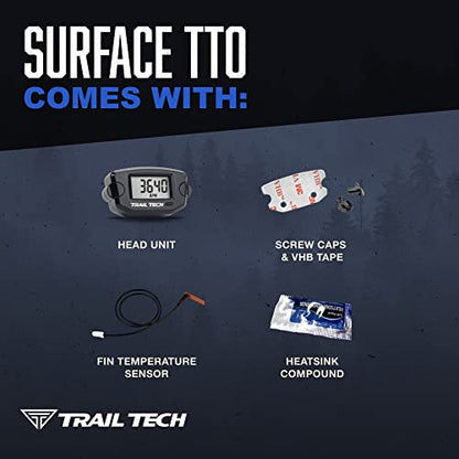 Trail Tech 742-EF4 TTO Temperature Digital Gauge 7mm Radiator Fin Sensor