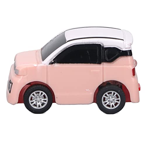 SIXRUN Mini Remote Control Car Watch Toy for Kids, 2.4GHz RC Racing Car with LED Lights, USB Rechargeable, 30m Range, Adjustable Silicone Strap, Birthday Gift for Boys Girls Ages 3+ - color: Pink