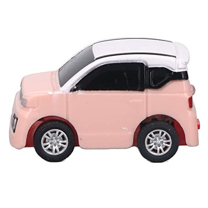 SIXRUN Mini Remote Control Car Watch Toy for Kids, 2.4GHz RC Racing Car with LED Lights, USB Rechargeable, 30m Range, Adjustable Silicone Strap, Birthday Gift for Boys Girls Ages 3+ - color: Pink