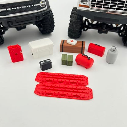 Generic 1/18 1/24 Rc Crawler Accessories Fit for 1/18 Trx4m 1/24 Axial Scx24
