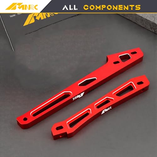 Alloy Chassis Brace for Arrma 1/8 Kraton 6S EXB AVC 4X4 RTR V6 Series Upgrade Part Red - color: Red