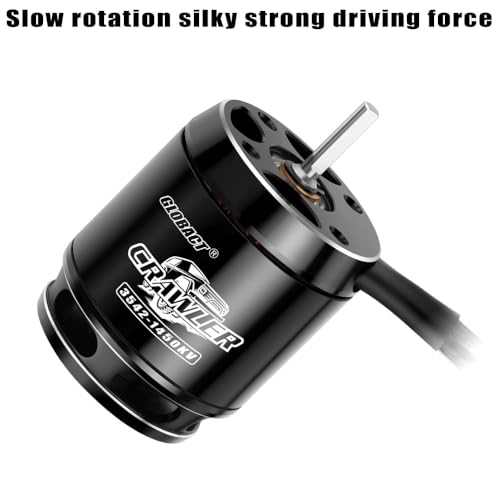 GLOBACT 1450KV 3542 Brushless Motor for 1/8 1/10 TRX4 TRX6 SCX10 I II III - size: 1450KV